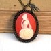 Victorian Lady Cameo Vintage Style Necklace
