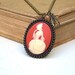 Victorian Lady Cameo Vintage Style Necklace