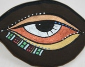 Coin Purse Egyptian Inspired Hand Painted - Nuri