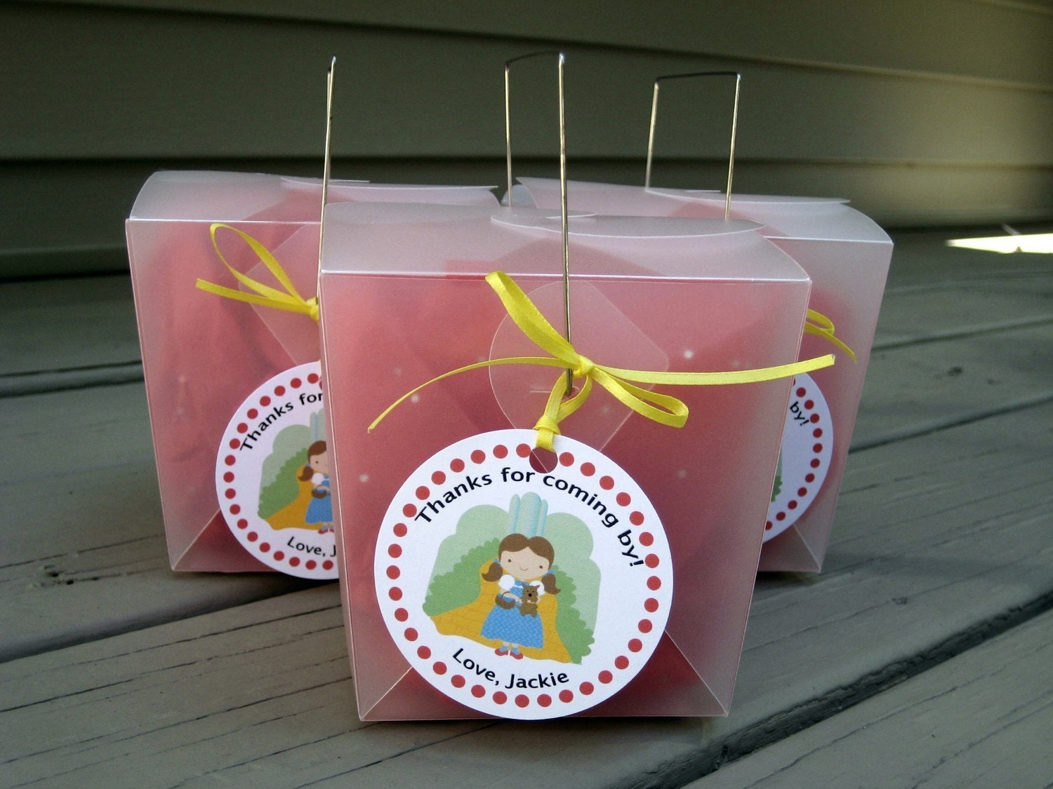 Follow the Yellow Brick Road...Wizard of Oz Personalized Party Favor Tags Il_170x135