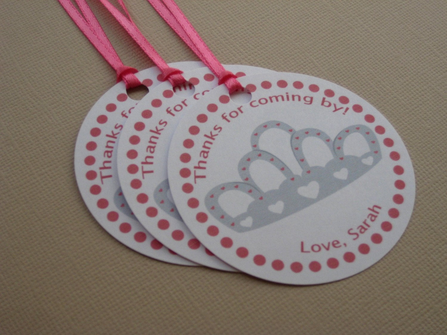 My Little Princess...Customized Party Favor Tags Il_570xn