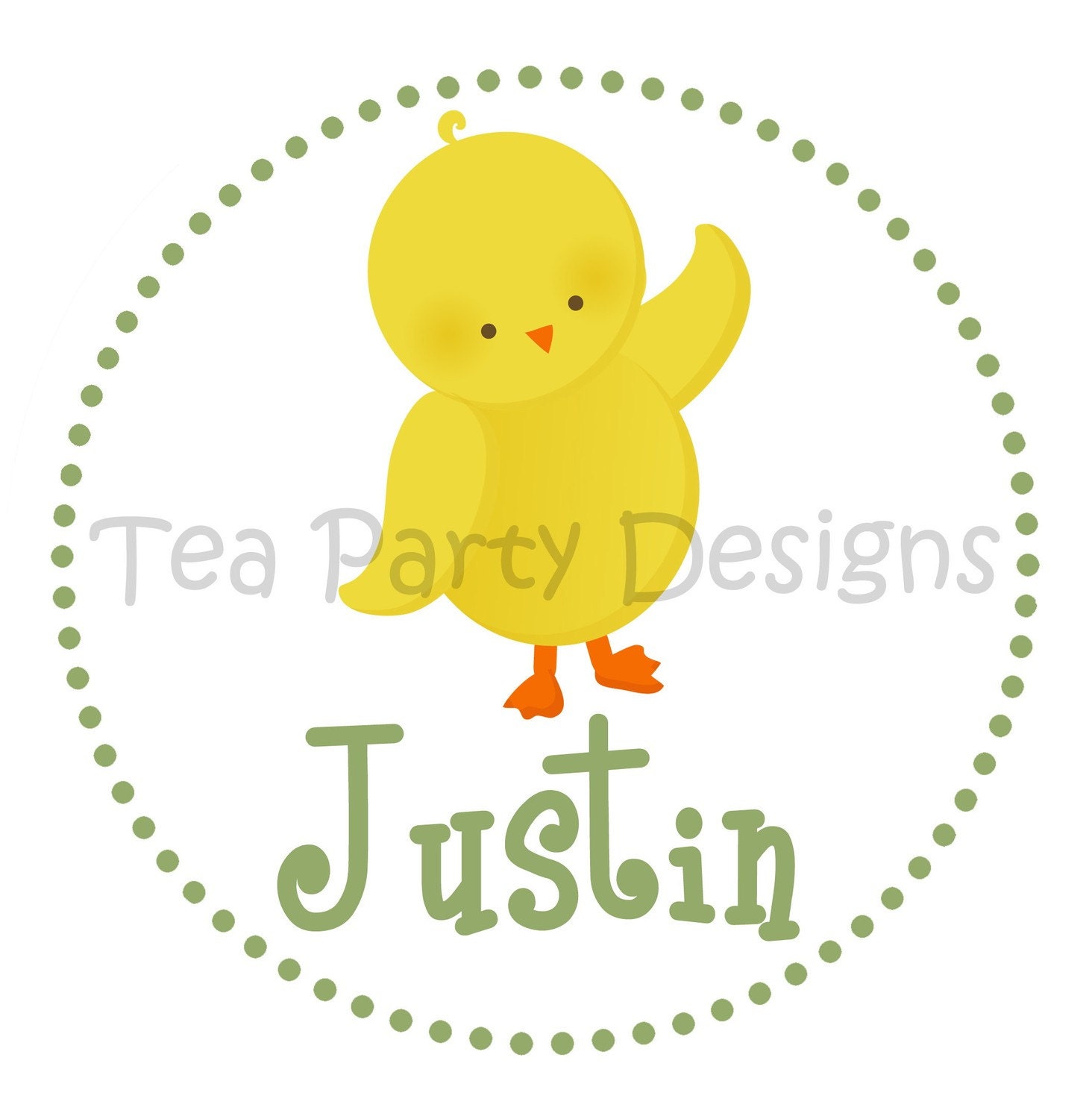 Springtime Friends...Personalized Party Iron-on Shirt Transfer Il_570xn