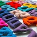 Stuffed Felt Alphabet Letter Set in a Drawstring Bag - Mixed Upper and Lower Case Set