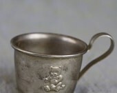 Vintage Silver Children's Embossed Cup