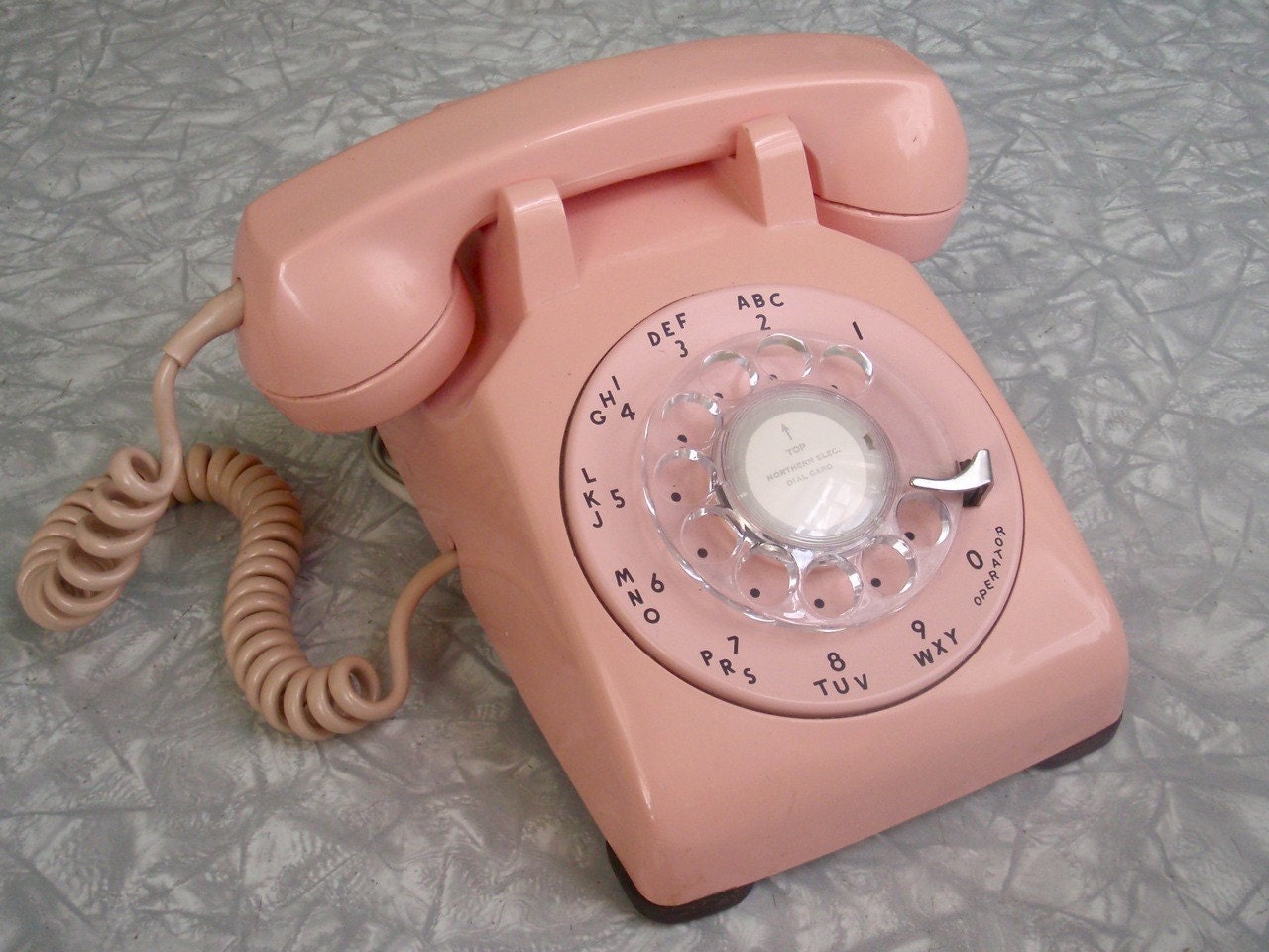Pink Rotary Phone
