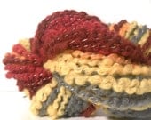 Fall Sale - Dynamite - Handspun sparkly wool Corespun SuperBulky ArtYarn - 50 yards