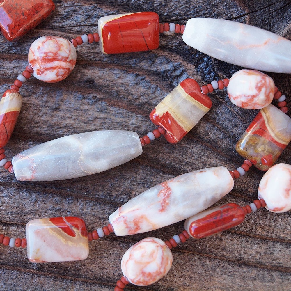 Red Desert Southwestern Necklace
