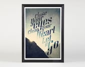Let it Go - Quote Print Limited Edition