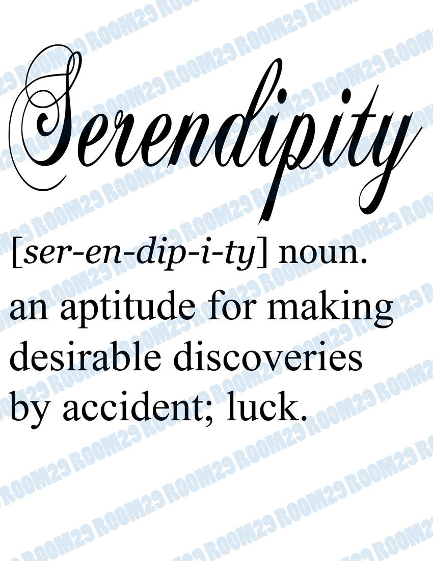 INSTANT DOWNLOAD Serendipity Dictionary Definition - Download and Print - Image Transfer - Digital Collage Sheet by Room29 - Sheet no. 422