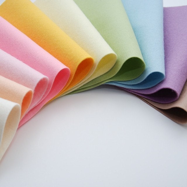 100 Percent Wool Felt - The She Sells Sea Shells Collection