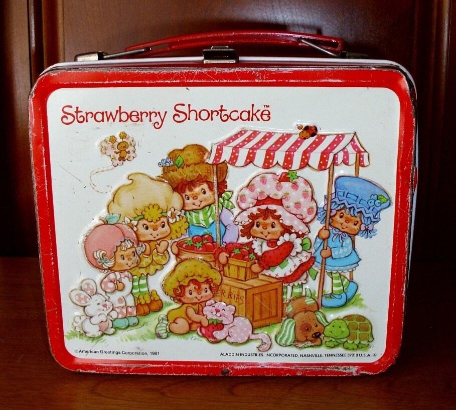 Vintage Lunch Box Strawberry Shortcake 1981