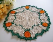 SEPTEMBER or Pumpkin doily