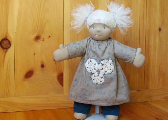Waldorf doll tutorial EASY Waldorf doll dress sewing tutorial