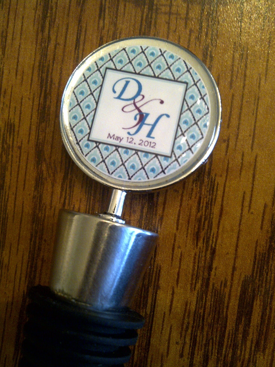 Wedding Favors, Wine Bottle Topper, Personalized