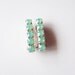 Mint Bridal Hair Accessories Mint Wedding Hair Accessories Mint Bridal Hair Clips Mint Wedding Hair Clips Rhinestone Hair Clips Seafoam