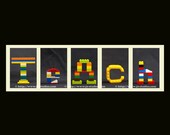 Teach Photos, Alphabet Photography Set of 5 Prints, Fine Art, Teacher Art Classroom Decor
