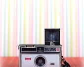 Vintage Camera No 6, Photography Print, Kodak Instamatic 100 Retro 60s Color Minimalist Fine Art  Collector