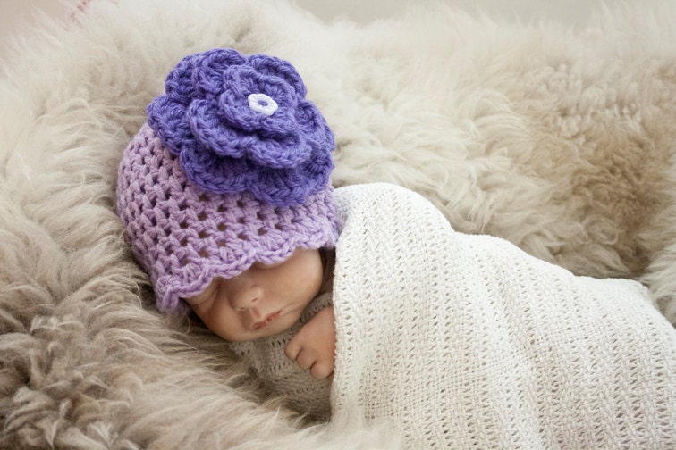 Large flower cloche hat.