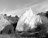 Landscape photography, black and white photo, Canada scene, Cathedral Bluffs, Bluffers Park, Scarborough, Toronto, Canada, home decor,
