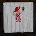 Red Hat Garden Towel / Embroidered