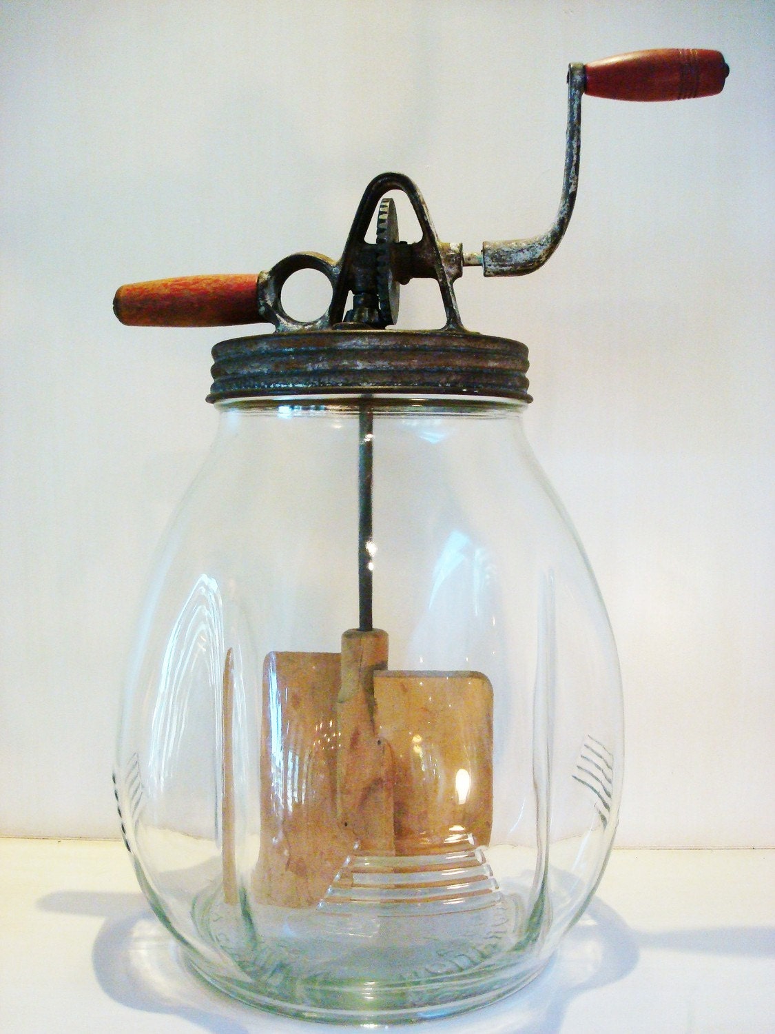 Vintage Dazey Butter Churner, Red,XL. Vintage Kitchen, Farm, Industrial, Vintage by ChaseVintage on Etsy