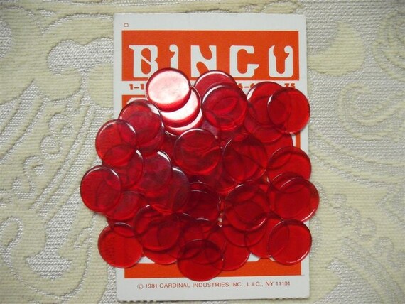 Non Fattening Chips - Vintage Bingo Chips