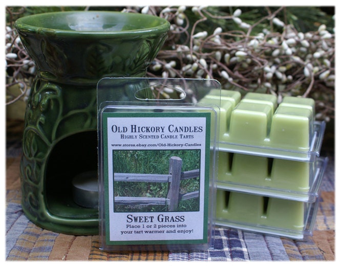 SWEET GRASS Clamshell Breakaway Candle Tarts  oldhickorycandles