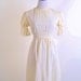 Wedding Dress / Short Wedding Dress / Vintage Lace / Edwardian / Mini Dress / Dress / Dresses / Buttercream / Boho / / 0933