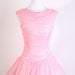 1950s Dress / 1950s Cocktail Dress / Cocktail Dress / Party Dress / Pink / Wedding Dress / Bombshell / Pinup / Mad Men Dress /  / 0954