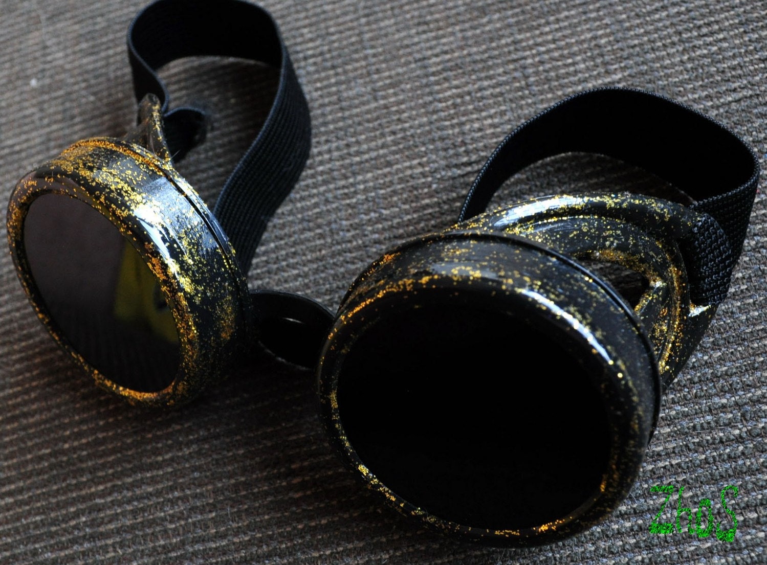 Steampunk Cyber Goggles Glasses Cosplay Anime Larp Rave Sheen 229