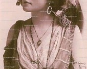 Vintage Gypsy Photo 4 x 6