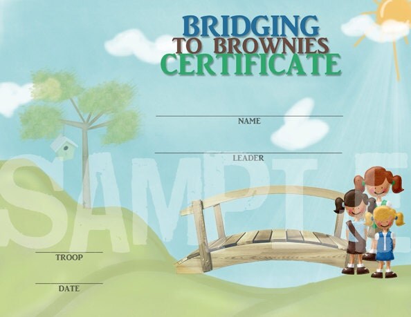 Girl Scout Daisy Bridging Certificate Printable Free Girl Scout Daisy Bridging Certificate Printable Free