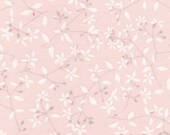 Fabric Finders 100 Percent Cotton Rosy Pink, Ivory and Gray 1 Yard