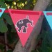 Retro Circus Birthday Party Door Sign
