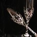 Wedding Toasting Flutes / crystals-n-swirls