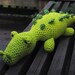 Woolie Alligator Hand Crocheted Plush - Large