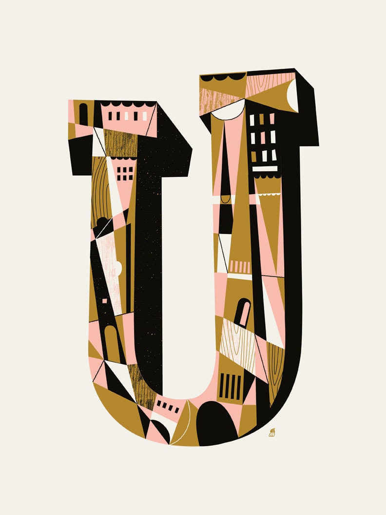 Letter U