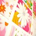 Pink Vintage Bed Sheet Charm Pack - 36 5x5" squares
