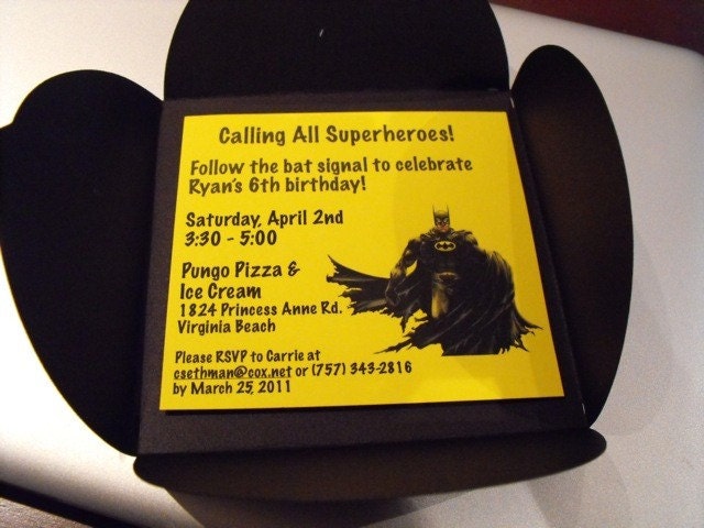 Batman Birthday Cupcake Wrappers