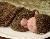 Newborn Cocoon Photo Prop Crochet Pattern With Bonus Matching Beanie Pattern