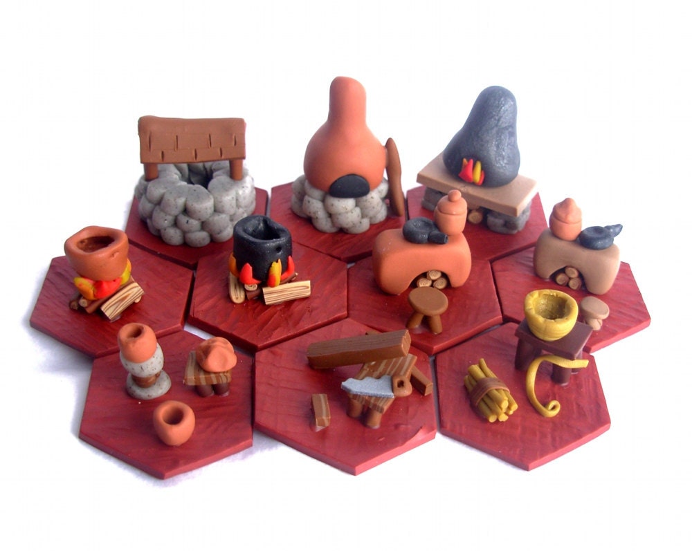 Agricola Major Improvement tokens