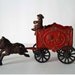 Vintage Cast Iron Circus Wagon Horse Drawn