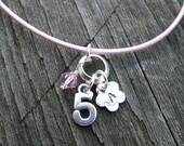 Little Girls Birthday (or Occasion) Necklace - sterling silver
