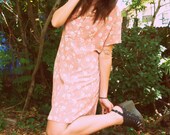 Pink Floral Gap Babydoll Dress