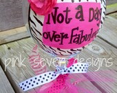 Zebra Print & Flower Wine Glass