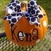 Adorable Bow PUMPKINS - Personalized with Girls Name or Monogram