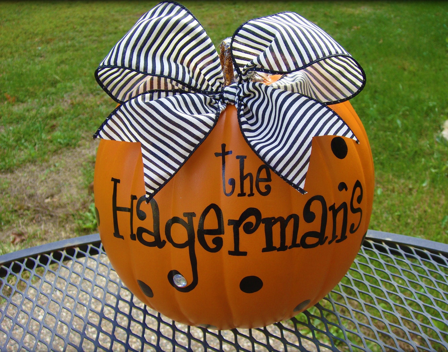 Family Name Personalized Pumpkins..ADORABLE