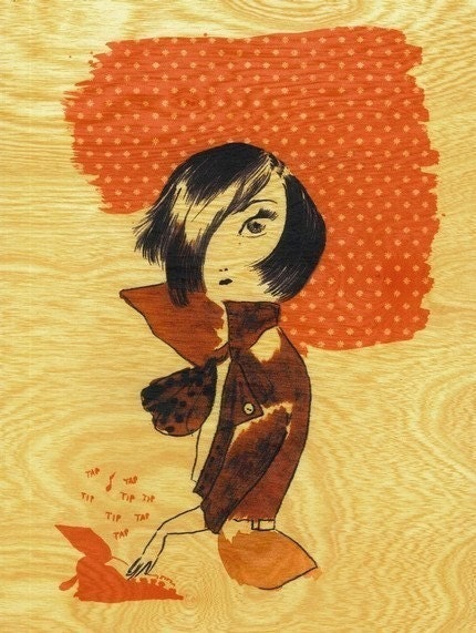 Secretary Drama Ltd Edition Wood Print