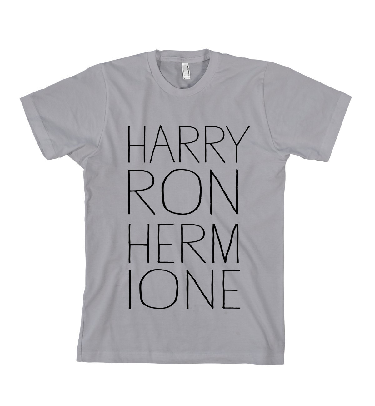Harry Potter T-Shirt Trio - CUSTOM ORDER - American Apparel Unisex Sizes S, M, L, XL - Custom Colors