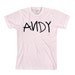 Andy T-Shirt Toy Story - Limited Edition - American Apparel Unisex Sizes S, M, L, XL - Custom Color